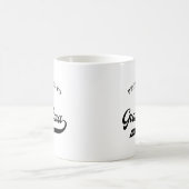 Promu à la mamie Grossesse Faire-part Mug (Centre)