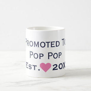 Promu À La Pop Pop Navy & Pink Mug