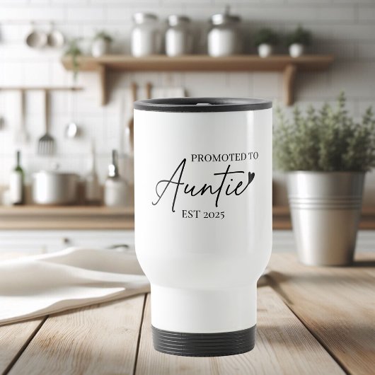 Promu à la tante EST 2025 | Nouvelle tante Mug