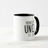 Promu à l'oncle 2023 Nouveau oncle Trucker Hat Mug (Devant droit)