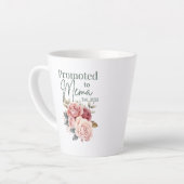Promu à Mema Mug - Cadeau Floral Grand-Mère (Angle gauche)
