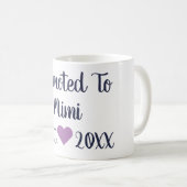 Promu À Mimi Navy & Purple Mug (Devant droit)