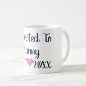 Promu À Nanny Navy & Pink Mug (Devant droit)