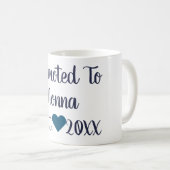 Promu À Nonna Navy Mug (Devant droit)