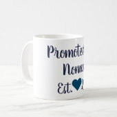 Promu À Nonna Navy Mug (Devant gauche)