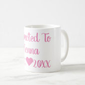 Promu À Nonna Pink Mug (Devant droit)