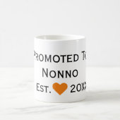 Promu À Nonno Mug Noir & Orange (Centre)