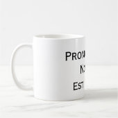 Promu À Nonno Mug Noir & Orange (Gauche)