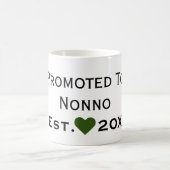 Promu À Nonno Mug Noir & Vert (Centre)