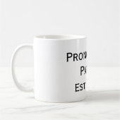 Promu À Pappou Mug Noir & Rose (Gauche)