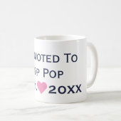 Promu À Pop Pop Navy & Pink Mug (Devant droit)