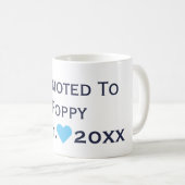 Promu À Poppy Navy & Bright Blue Mug (Devant droit)