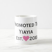 Promu À Yiayia Mug Noir & Rose