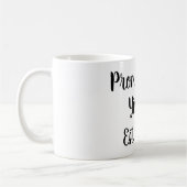 Promu À Yiayia Mug Noir & Rose (Gauche)