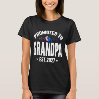 Promu Grand-père 2027 T-shirt drôle pour nouveau