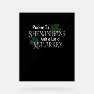 Prone Aux Shenanigans Et Malarkey Drôle St Pats Da
