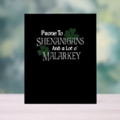 Prone Aux Shenanigans Et Malarkey Drôle St Pats Da (Neutre)
