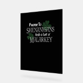 Prone Aux Shenanigans Et Malarkey Drôle St Pats Da (Angle)