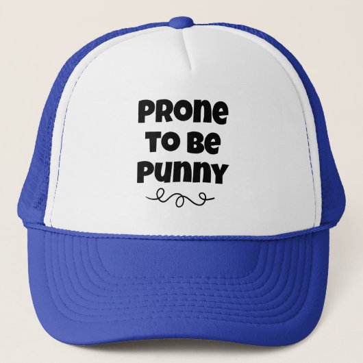 Prone to be Punny Funny Casquette (Devant)