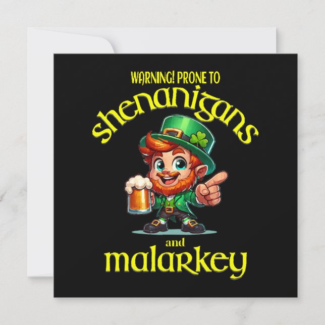 Prone to shenanigans (Voorkant)