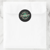 Prone to Shenanigans & Malarkey St Patrick's Day Ronde Sticker (Tas)