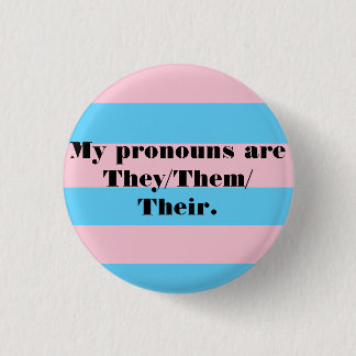 Pronoun Pins - Zij/zij Ronde Button 3,2 Cm