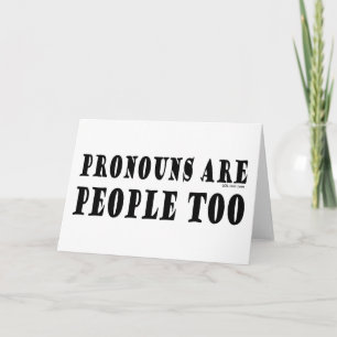 Pronouns Kaart