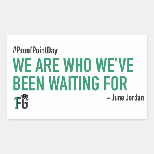 #ProofPointDay Sticker de juin Jordanie (Devant)