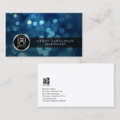 Proofreader Bold Paper Glass Icon Publishing Visitekaartje (Voorkant / Achterkant)