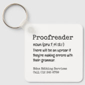 PROOFREADER Leuk daar zijn ze hun grammatica cadea Sleutelhanger (Voorkant)