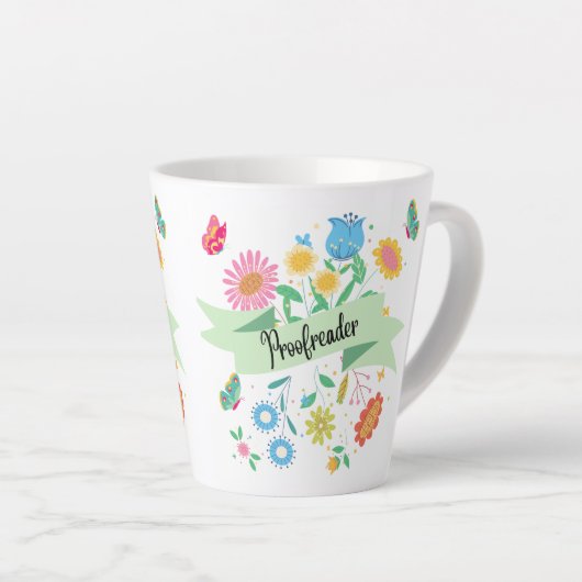 Proofreader Spring Floral Mok (Rechterhoek)