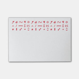 Proofredertekens Post-it Note