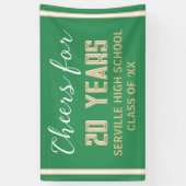 PROOST 20 JAAR! Custom Class Reunion banner (Verticaal)