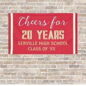 PROOST 20 JAAR! Custom Class Reunion banner