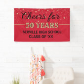 PROOST 50 JAAR! Custom Class Reunion banner (Insitu)