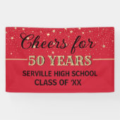 PROOST 50 JAAR! Custom Class Reunion banner (Horizontaal)