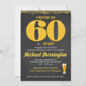 Proost 60 jaar 60ste 60ste 60ste kaart (Voorkant)