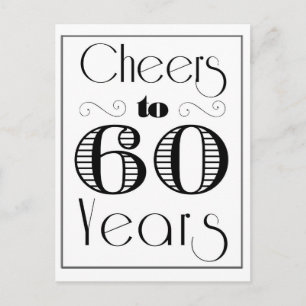 Proost 60 jaar briefkaart