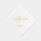 Proost 80 - 5 | Moderne 85ste verjaardag Folie Servetten (Rechts)