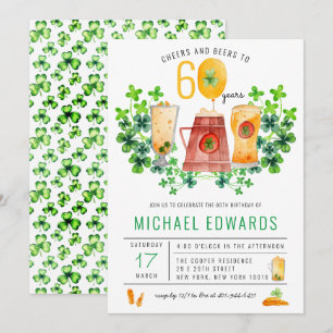 Proost Bieren Verjaardagsfeest St. Patrick's Day Kaart