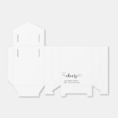 Proost bruid op bruiloft bedankdoosjes (Uitgevouwen)