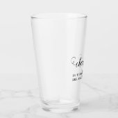 Proost bruid op bruiloft glas (Rechts)