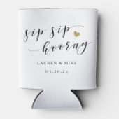 Proost Bruiloft Feestcadeau Blikjeskoeler (Voorkant)