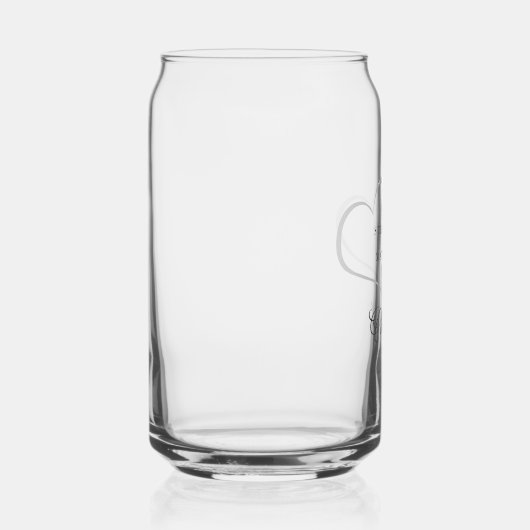 Proost Bruiloft Verloving Harten Namen Datum Aange Blikvorm Glas (Rechts)