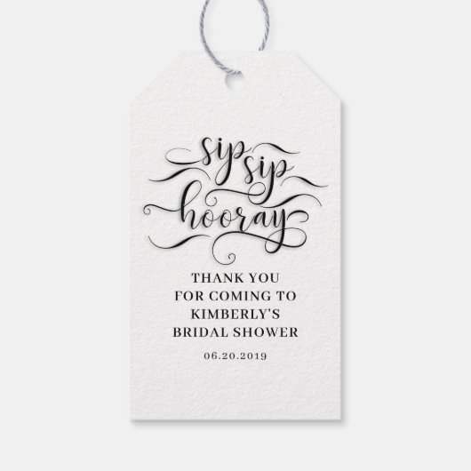 Proost Bruiloftsfeest Cadeaulabel (Achterkant)