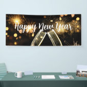 Proost Champagne Glazen Spandoek (Beurs)