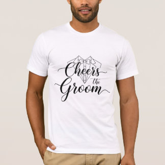 Proost de Bruidegom Tuxedo Das Bruiloft T-shirt
