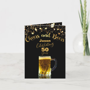 "Proost en bier" Elegant 50ste verjaardagsfeestje