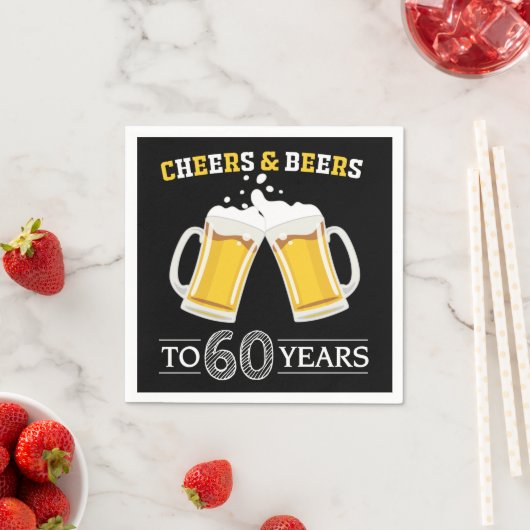Proost en bier op 60 jaar servetten (Insitu)