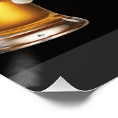 Proost en bier tot 30 jaar grappig perfect poster (Hoek)